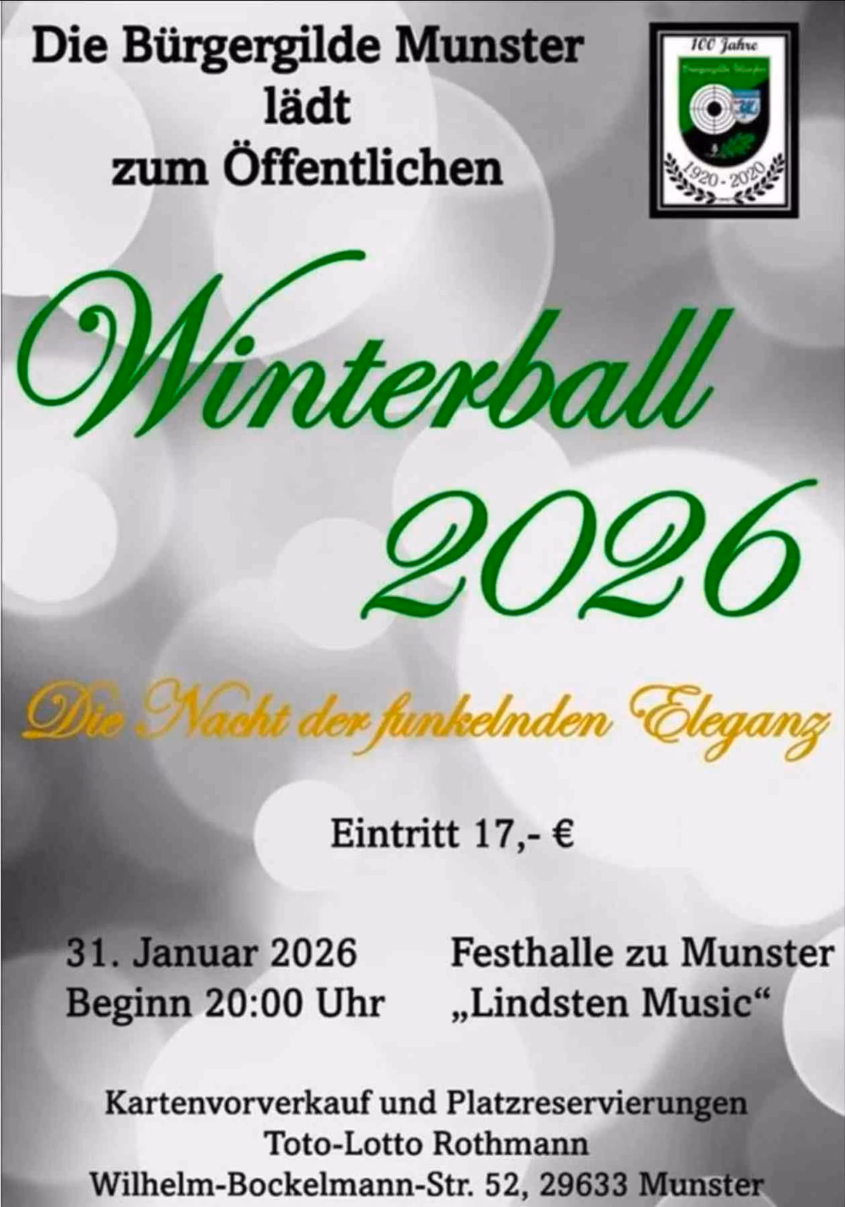 Öffentlichen Winterball 2026 - Tickets bei Viventii Öffentlichen Winterball 2026 in Munster - Tickets & Info @ viventii.com