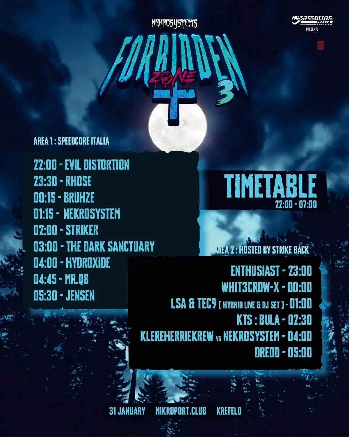 Forbidden Zone 3 - Tickets bei Viventii Forbidden Zone 3 in Krefeld - Tickets & Info @ viventii.com