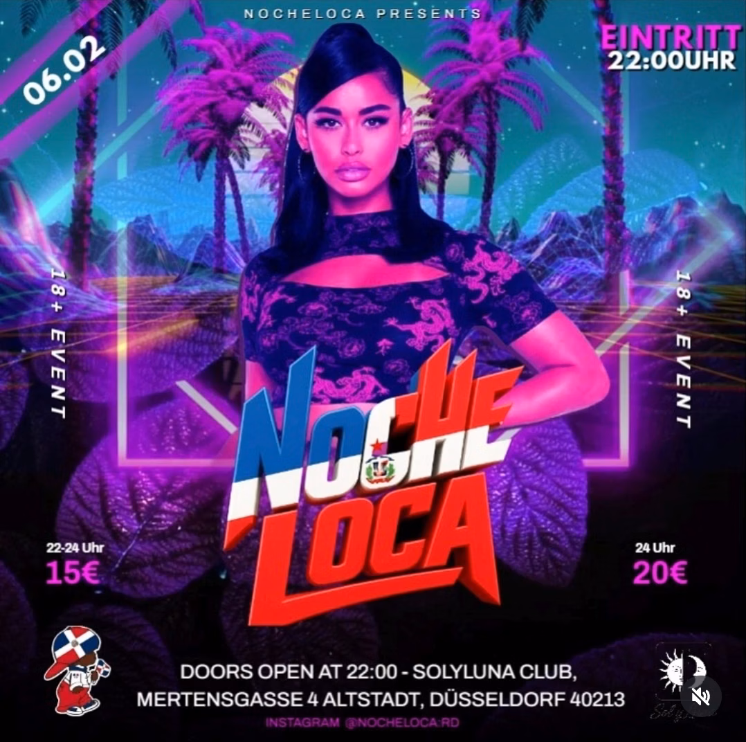 Noche Loca - Tickets bei Viventii Noche Loca in Düsseldorf - Tickets & Info @ viventii.com
